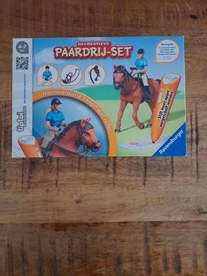 Tiptoi recreatieve paardrij-set, Kinderen en Baby's, Speelgoed | Educatief en Creatief, Gebruikt, Elektronica, Ontdekken, Met geluid