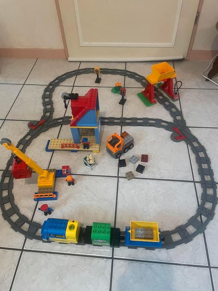 Duplo 3772 Deluxe Treinset/ ger.v.Francisca, Kinderen en Baby's, Speelgoed | Duplo en Lego, Gebruikt, Duplo, Ophalen of Verzenden