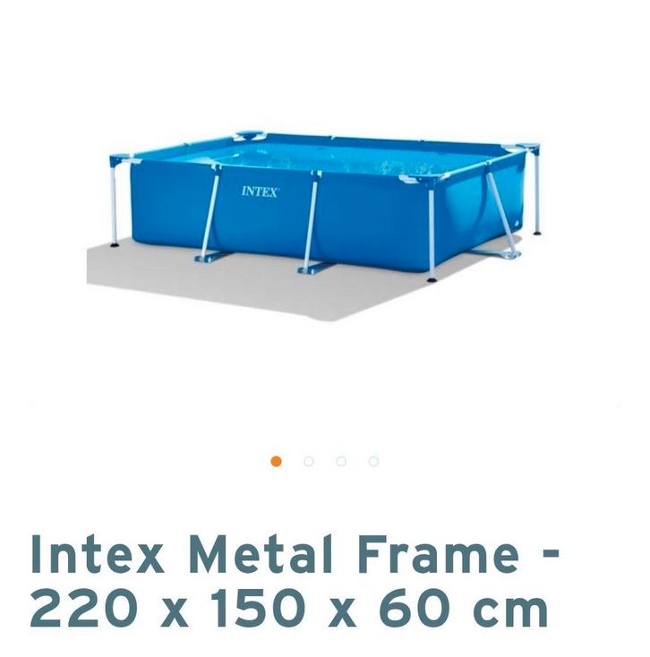 Intex opzetzwembad, inclusief pomp, chloor, grond- en afdekz, Tuin en Terras, Zwembaden, Gebruikt, Minder dan 80 cm, 200 tot 400 cm