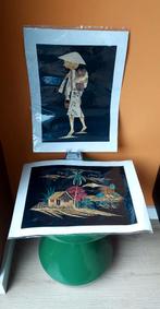 Vintage muur decoratie poster prent Java Bali Indonesië, Huis en Inrichting, Ophalen of Verzenden, Nieuw