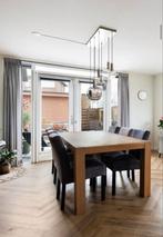 Eettafel en tv meubel van henders & hazel. Incl 6 stoelen, Ophalen, Gebruikt, Rechthoekig, 200 cm of meer