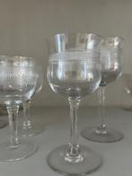 antiek glas servies geslepen, Ophalen of Verzenden