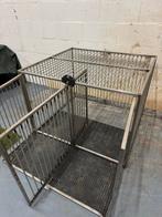 Auto bench groot 2 honden 120 breed 85 hoog en 110 diep, Ophalen, Gebruikt