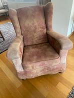 Klassieke oorfauteuils, Huis en Inrichting, Fauteuils, Minder dan 75 cm, Gebruikt, Stof, 50 tot 75 cm