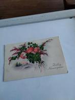 ZALIG. NIEUWJAAR  1936. BLOEMEN, Ophalen of Verzenden, 1920 tot 1940