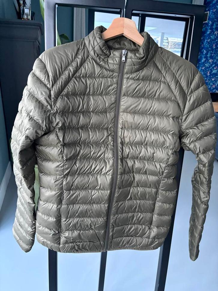 JOTT donsjack - legergroen - maat M, Kleding | Dames, Jassen | Winter, Zo goed als nieuw, Maat 38/40 (M), Groen, Ophalen of Verzenden