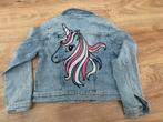 Tof unicorn spijkerjasje H&M, Ophalen of Verzenden, Zo goed als nieuw, Meisje, Jas