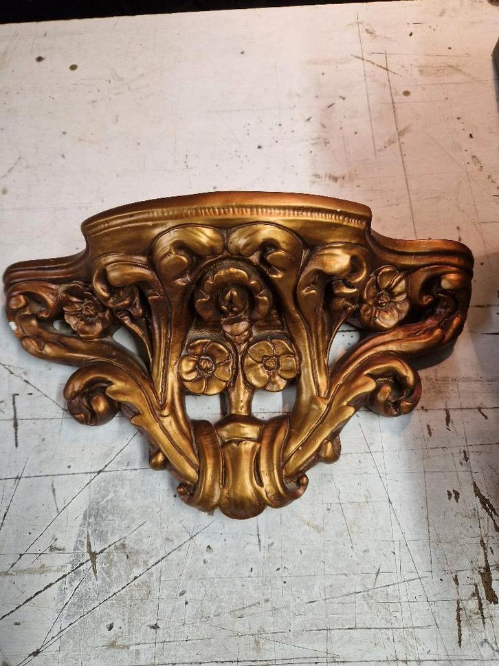 Gipsen muurconsole, Huis en Inrichting, Woonaccessoires | Wanddecoraties, Zo goed als nieuw, Ophalen of Verzenden