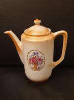 Vintage Koffiekan met Bloemmotief, Ophalen of Verzenden