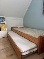 Folding bed, Huis en Inrichting, Ophalen, Gebruikt, Bruin, Tweepersoons