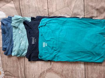 4 heren shirts 4xl korte mouw beschikbaar voor biedingen