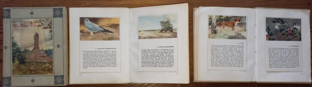 De Hoge Veluwe plaatjesverzamelboekjes, Ophalen of Verzenden, Gelezen