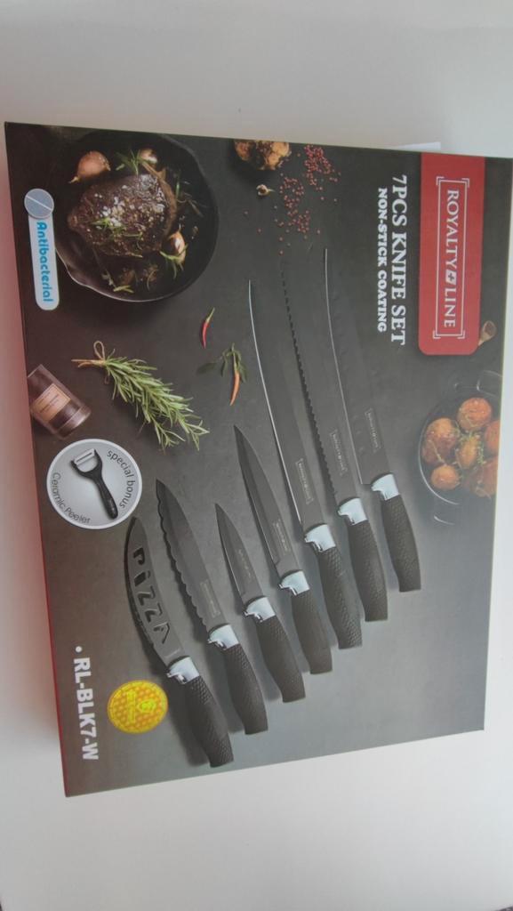 Royalty Line 7-delige Messenset - Nieuw, Huis en Inrichting, Keuken | Bestek, Nieuw, Bestekset, Rvs of Chroom, Vaatwasserbestendig