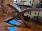Vintage voetenbankje, Huis en Inrichting, Stoelen, Ophalen, Zo goed als nieuw, Eén