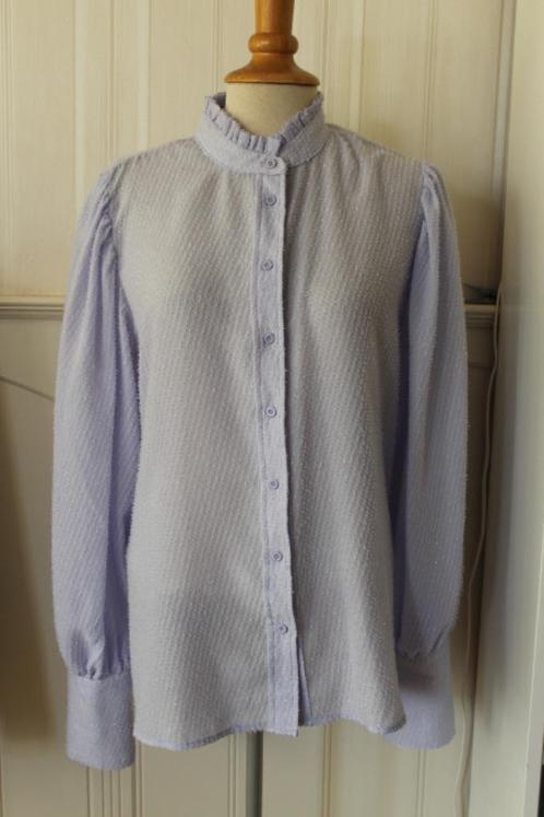 blouse van LOAVIES maat 42/44, Kleding | Dames, Blouses en Tunieken, Zo goed als nieuw, Maat 42/44 (L), Blauw, Ophalen of Verzenden