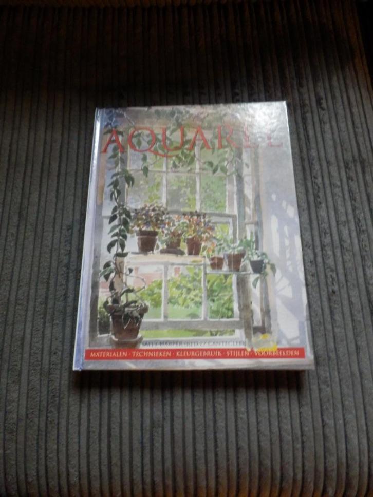 Aquarel materialen:::::technieken, kleurgebruik, stijlen,, Boeken, Hobby en Vrije tijd, Zo goed als nieuw, Tekenen en Schilderen