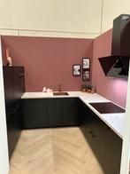 Complete hoekkeuken mat zwart incl. ATAG apparatuur, Ophalen, Zwart, Hoekkeuken, Nieuw