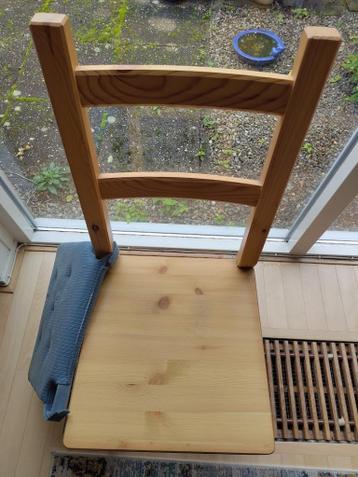 Ivar Ikea eettafelstoel hout - afbeelding 6