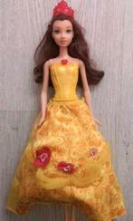 Interactieve Disney x Mattel Belle barbie ZGAN, Kinderen en Baby's, Speelgoed | Poppen, Ophalen of Verzenden, Zo goed als nieuw