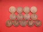 Spanje setje munten 2 Eurocent 2004 t/m 2018., Postzegels en Munten, Munten | Europa | Euromunten, Verzenden, Spanje, 2 cent, Setje