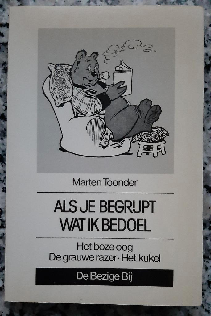 Als je begrijpt wat ik bedoel - Marten Toonder (pocket), Boeken, Literatuur, Zo goed als nieuw, Nederland, Ophalen of Verzenden