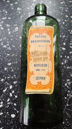 Oude fles Franse Brandewijn Mispelblom Zutphen, Ophalen of Verzenden