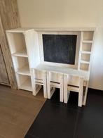 Kindermeubel/bureau met 3 stoeltjes, Ophalen, Gebruikt, Overige typen