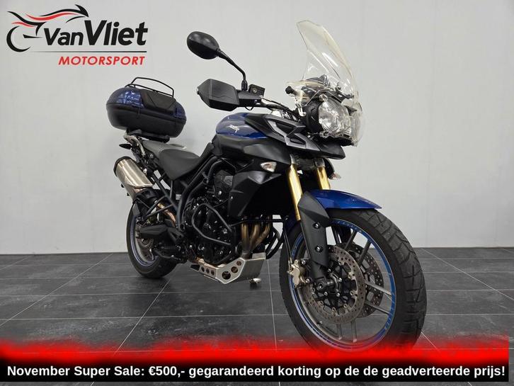 Erg Mooie Triumph Tiger 800 18869km.! Blauw, Motoren, Motoren | Triumph, Bedrijf, Overig, 3 cilinders