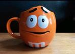 M&M orange XL mok beker 53cl groot model, Ophalen of Verzenden, Nieuw, Porselein, Kop en/of schotel