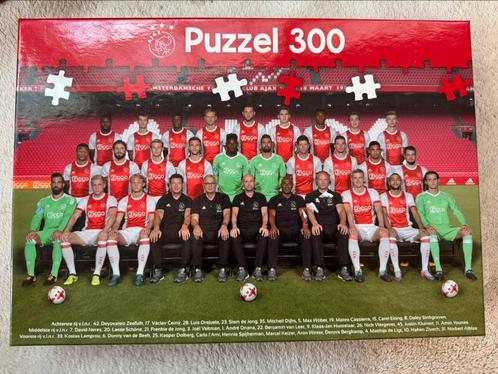 Ajax puzzel ~ 300 stukjes, Hobby en Vrije tijd, Denksport en Puzzels, Zo goed als nieuw, Minder dan 500 stukjes, Ophalen of Verzenden