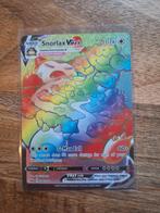 Snorlax VMAX Rainbow - Sword & Shield - NM, Ophalen of Verzenden, Zo goed als nieuw, Losse kaart, Foil