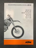Bedieningshandleiding KTM 250 SX-F EXC-F 2010, Ophalen of Verzenden, Overige merken
