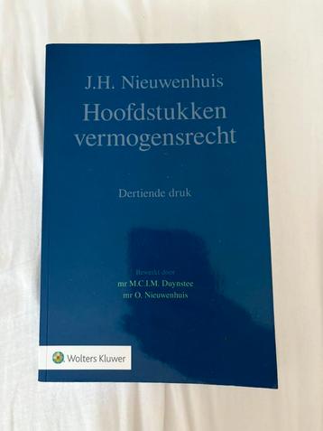 9789013167177 Hoofdstukken vermogensrecht nieuwenhuis 13e dr beschikbaar voor biedingen