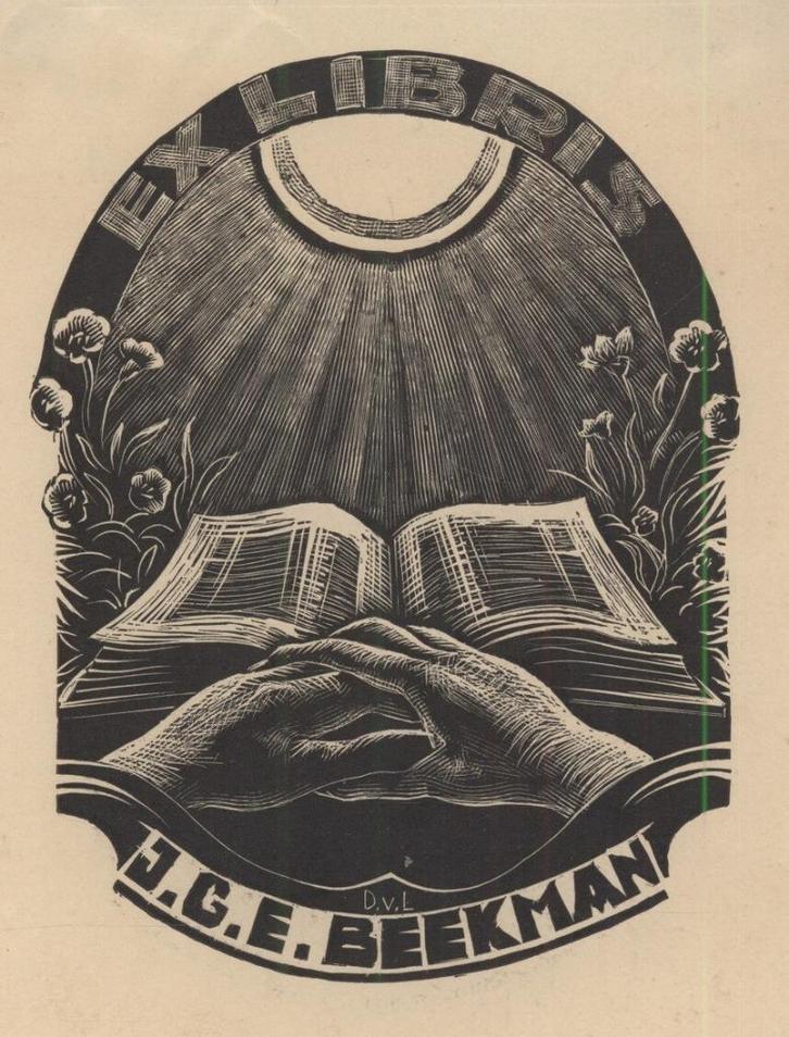1314 Ex Libris Nederland : Dirk van Luijn, 1941, Antiek en Kunst, Kunst | Etsen en Gravures, Verzenden