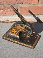 Antieke Victoriaanse gietijzeren bedrijfszegel, papierpers, Antiek en Kunst, Ophalen of Verzenden
