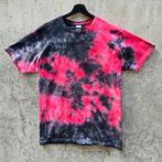 Rood zwart tie dye fret & maan print t-shirt unisex maat XXL, Kleding | Dames, T-shirts, Maat 46/48 (XL) of groter, Nieuw, Ophalen of Verzenden