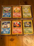 Base Set Starter Pokémon Kaarten - Squirtle, Charmander..., Hobby en Vrije tijd, Ophalen of Verzenden, Zo goed als nieuw, Meerdere kaarten