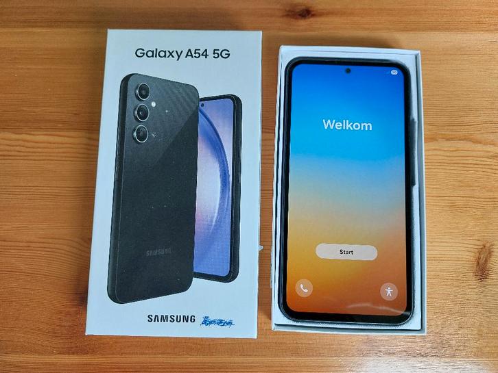 Samsung Galaxy A54 (Zwart, 128GB), Telecommunicatie, Mobiele telefoons | Samsung, Zo goed als nieuw, Galaxy A, 128 GB, Zonder abonnement