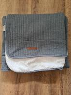 Little dutch blauwe ledikantdeken teddy, Kinderen en Baby's, Ophalen of Verzenden, Gebruikt, 100 cm of meer, Deken