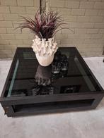 Salontafel Liam Zwart, Ophalen, Vierkant, 50 tot 100 cm, Chique modern