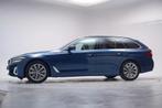 BMW 5 Serie Touring 150pk High Exec. Luxuryline Facelift [ L, 1730 kg, Achterwielaandrijving, 4 cilinders, Blauw