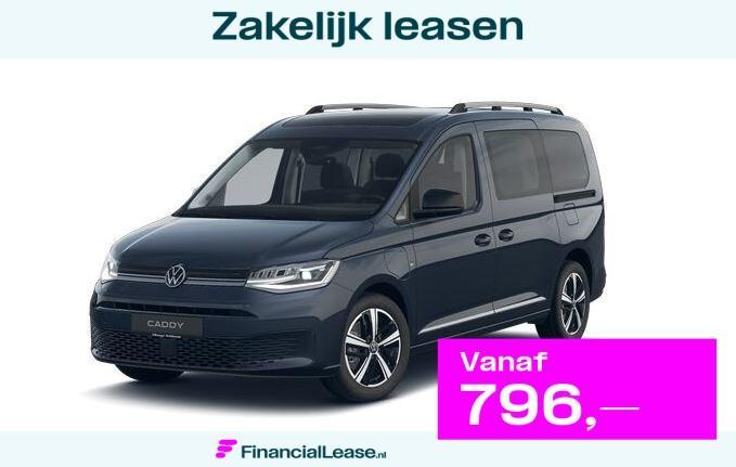 Volkswagen Caddy Kombi Maxi 1.5 TSI 85kW 115PK Hybride Style, Auto's, Volkswagen, Bedrijf, Lease, Financial lease, Caddy Maxi