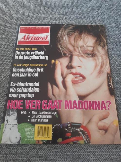 32.Aktueel 1985. Madonna. Jan Blaaser. Joop Huizing. Suzuki, Verzamelen, Tijdschriften, Kranten en Knipsels, Tijdschrift, 1980 tot heden