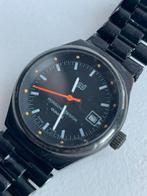 Porsche Design dames horloge vintage zwart quartz, Overige merken, Staal, Gebruikt, Staal