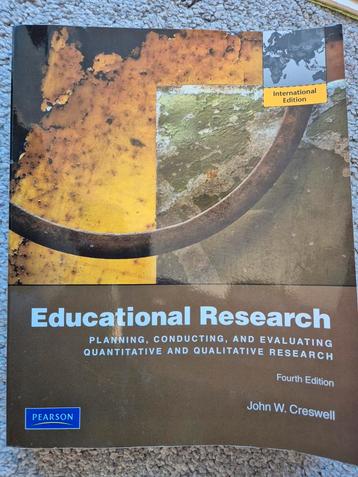 Educational Research Creswell Pearson beschikbaar voor biedingen