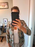 Stoere leger jas - Maat S, Kleding | Dames, Ophalen of Verzenden, Gedragen, Maat 36 (S), Groen