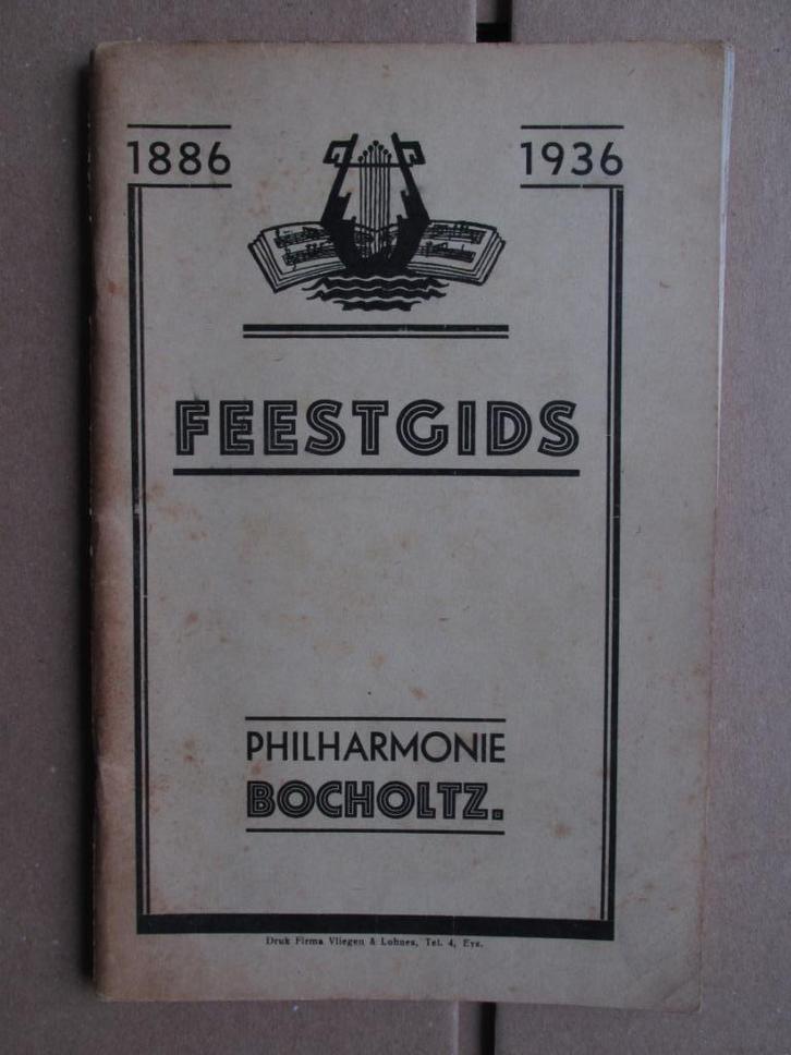 Bocholtz 1886-1936: Gedenkboek der Philharmonie te Bocholtz, Boeken, Geschiedenis | Stad en Regio, Ophalen of Verzenden