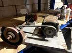 slijpmachine op as, Doe-het-zelf en Verbouw, Gereedschap | Slijpmachines, Ophalen, Gebruikt, Minder dan 700 watt, Werkbankslijpmachine