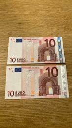 2x Duisenberg - Duitsland (X) - P001 + P002, Postzegels en Munten, Bankbiljetten | Europa | Eurobiljetten, Ophalen of Verzenden