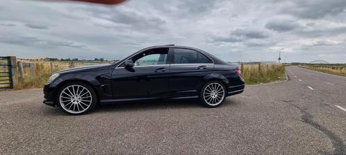 Mercedes-Benz Mercedes 2010 Zwart C250 cgi, Auto's, Mercedes-Benz, Particulier, C-Klasse, ABS, Adaptieve lichten, Adaptive Cruise Control